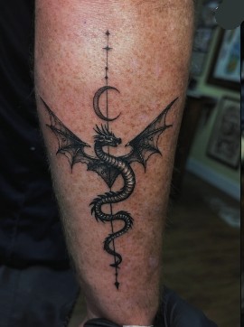 Tattoo by Dom Dragunov at Three Arrows Tattoo - piece 4